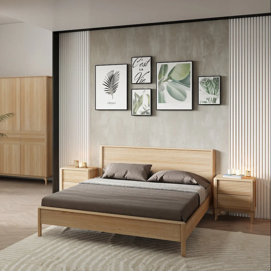 Lits en bois massif 180 cm